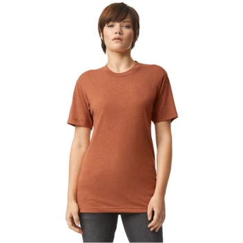 American Apparel Unisex Triblend Short-sleeve Track T-shirt