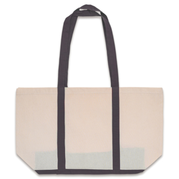 Blank Two Tone Cotton Canvas Tote Bags