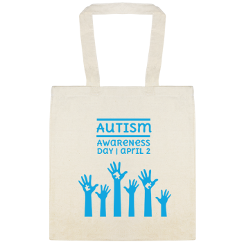 Autism Awareness Day April 2 Custom Everyday Cotton Tote Bags Style 117386