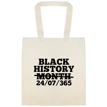Black History Month Celebration 24 07 365 Custom Everyday Cotton Tote Bags Style 146887