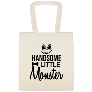 Halloween Handsome Little Monster Custom Everyday Cotton Tote Bags Style 142586