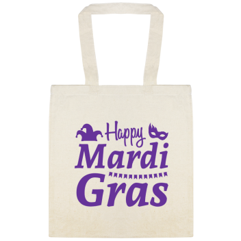Happy Mardi Gras Custom Everyday Cotton Tote Bags Style 147494
