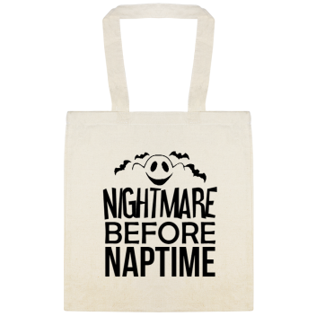 Halloween Nightmare Before Naptime Custom Everyday Cotton Tote Bags Style 143177