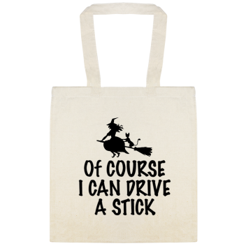 Halloween Of Course I Can Drive Stick Custom Everyday Cotton Tote Bags Style 142394