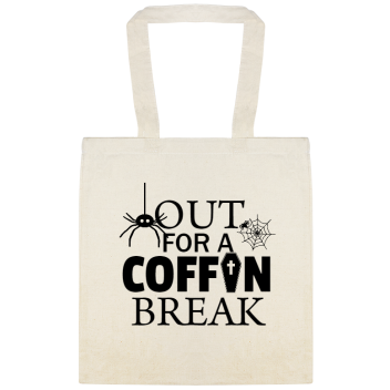 Halloween Out For Coff Break Custom Everyday Cotton Tote Bags Style 143566