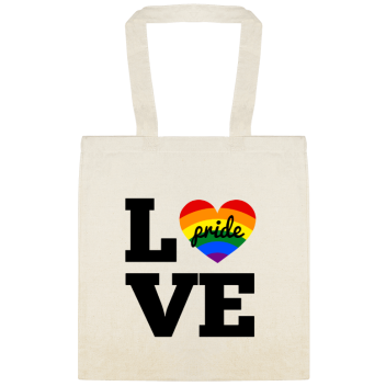 Charities, Fundraisers & Awareness Pride L Ve Custom Everyday Cotton Tote Bags Style 152657