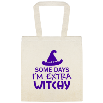 Halloween Some Days Im Extra Witchy Custom Everyday Cotton Tote Bags Style 143504