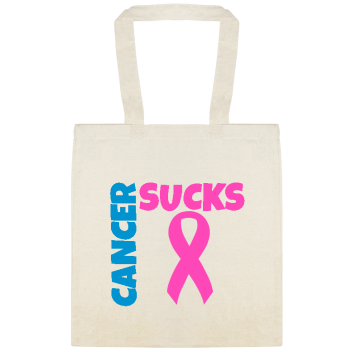 Charities, Fundraisers & Awareness Sucks Cancer Custom Everyday Cotton Tote Bags Style 156608