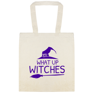Halloween What Up Witches Custom Everyday Cotton Tote Bags Style 143456