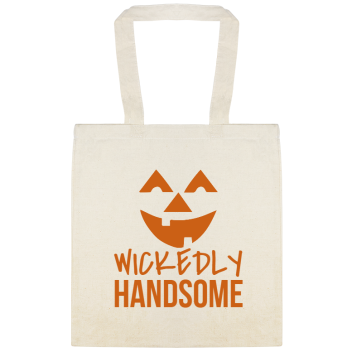Halloween Wickedly Handsome Custom Everyday Cotton Tote Bags Style 143124