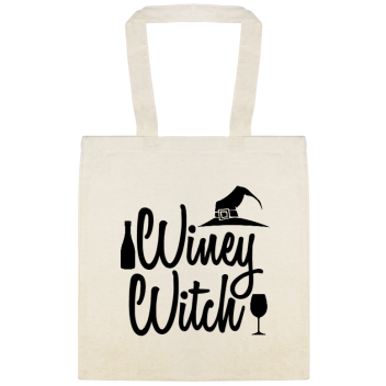 Halloween Winey Witch Custom Everyday Cotton Tote Bags Style 143119