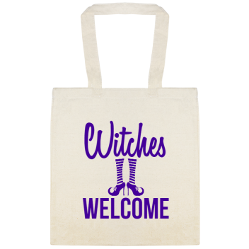 Halloween Witches Welcome Custom Everyday Cotton Tote Bags Style 143619