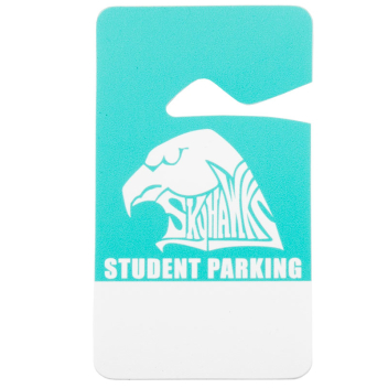 Custom Full Color Hanging Parking Permits - 2.75" X 4.75"