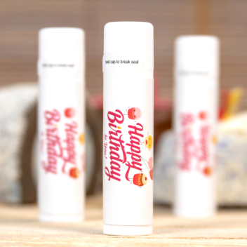 Custom Spf 15 Beeswax Lip Balms - Full Color
