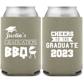 Customized Graduation Bbq Party Full Color Can Coolers