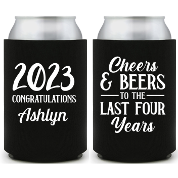 Cheers & Beers Full Color Foam Collapsible Coolies Style 158956