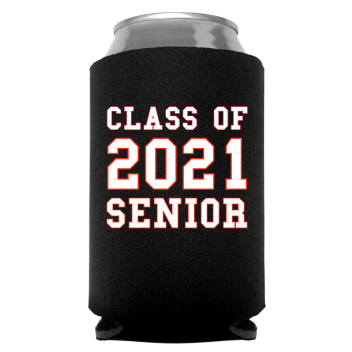 Graduation 2021 Full Color Foam Collapsible Coolies Style 134855