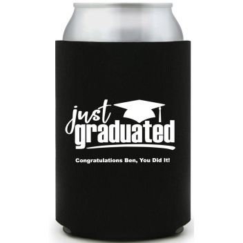 Just Graduated Full Color Foam Collapsible Coolies Style 158836