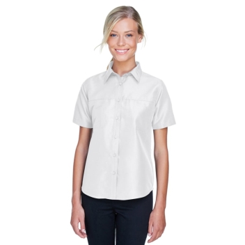 Harriton Ladies' Key West Short-sleeve Performance Staff Shirt