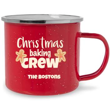 Personalized Christmas Baking Crew Campfire Mugs