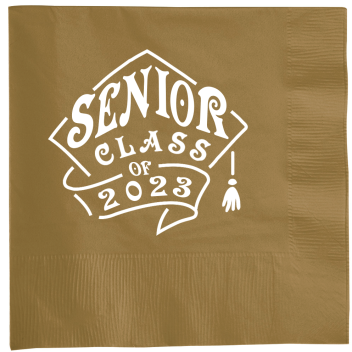Personalized Senior Class Graduation Premium Napkins