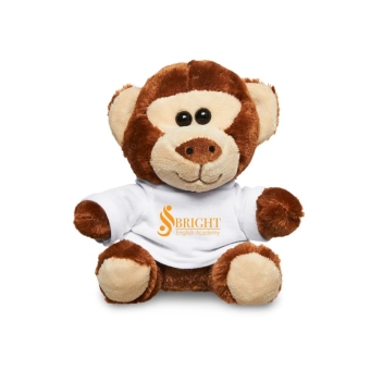 7" Plush Monkey With T-shirt