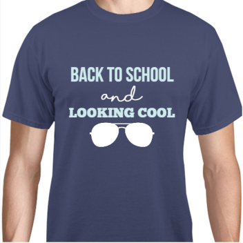 Back To School Looking Cool And Unisex Basic Tee T-shirts Style 111456