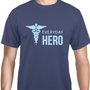 Corona Virus Awareness Everyday Hero Unisex Basic Tee T-shirts Style 117451