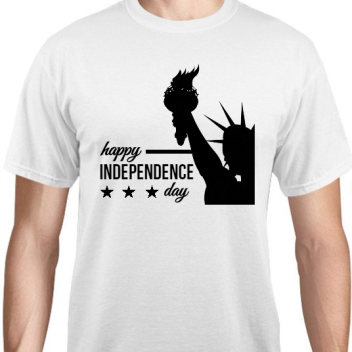 Independence Day Happy Unisex Basic Tee T-shirts Style 119400