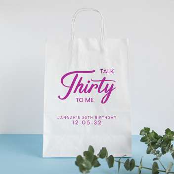 10 X 13 Inch Custom Paper Shopping Bag With Handles