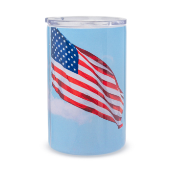 12 Oz. Full Color Vacuum Insulated Stainless Steel Can Cooler Tumblers