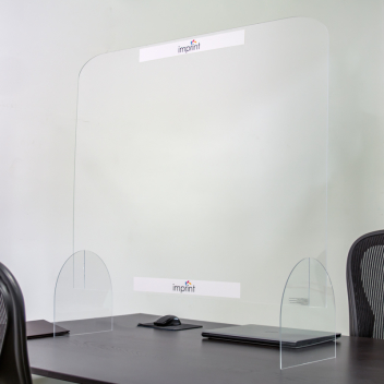 40 X 32 Inch Full Color Protective Acrylic Counter Barrier