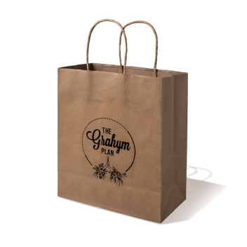 8 X 10 Inch Custom Paper Shopping Bag With Handles