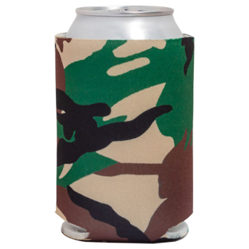 Blank Colored Camo Foam Collapsible Coolies