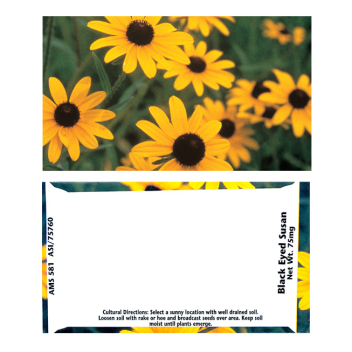 Business Card Black-eyed Susan Seeds