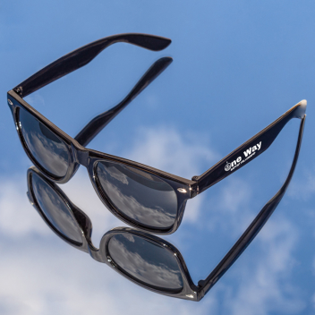 Custom Printed Black Sunglasses