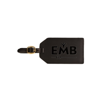 Leeman Grand Central Luggage Tag Sueded Leather