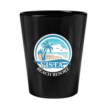 Personalized Black Shot Glasses- 1.75 Oz.