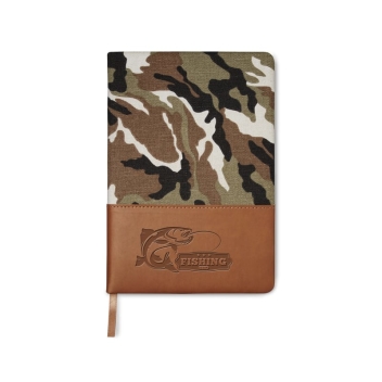 Hard Cover Camo Canvas Journal
