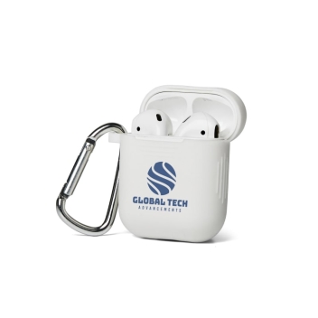 Silicone Earbud Case With Carabiner
