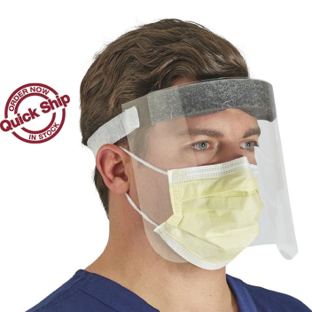 Safety Face Shields With Forehead Pad