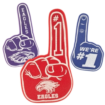 14 Inch Number One Foam Hand Mitt