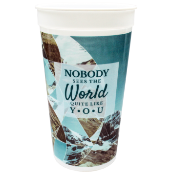 32oz Full Color Wrap Stadium Cups
