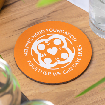 4 Inch Round Foam Coasters