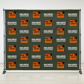 8ft X 10ft Step & Repeat Fabric Banner