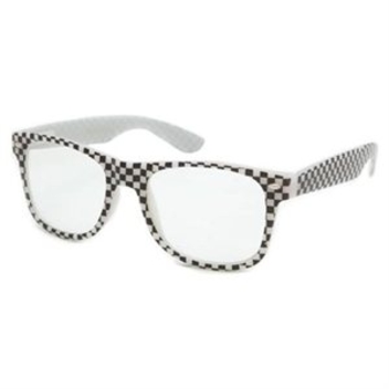 Checkered Wayfarer Style Sunglasses