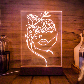 Custom Led Acrylic Light Stands