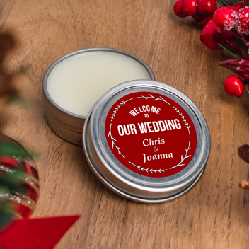 Custom Natural Lip Balm Tins