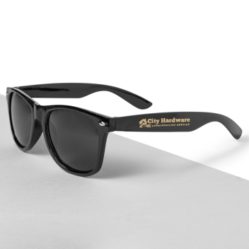 Custom Printed Black Sunglasses