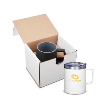 12oz Vacuum Insulated Coffee Mug With Handle In Mailer